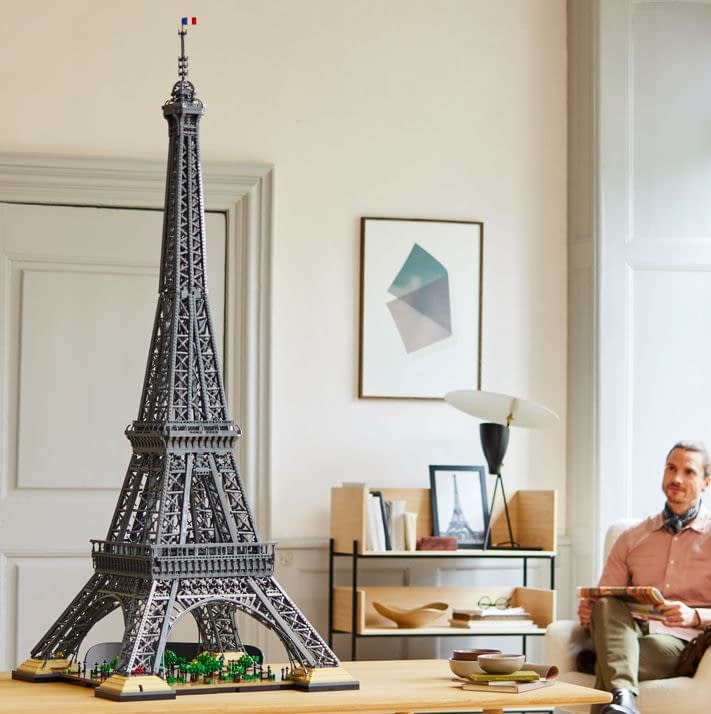 The Eiffel Tower Comes to Life with 10,000 Piece LEGO Set