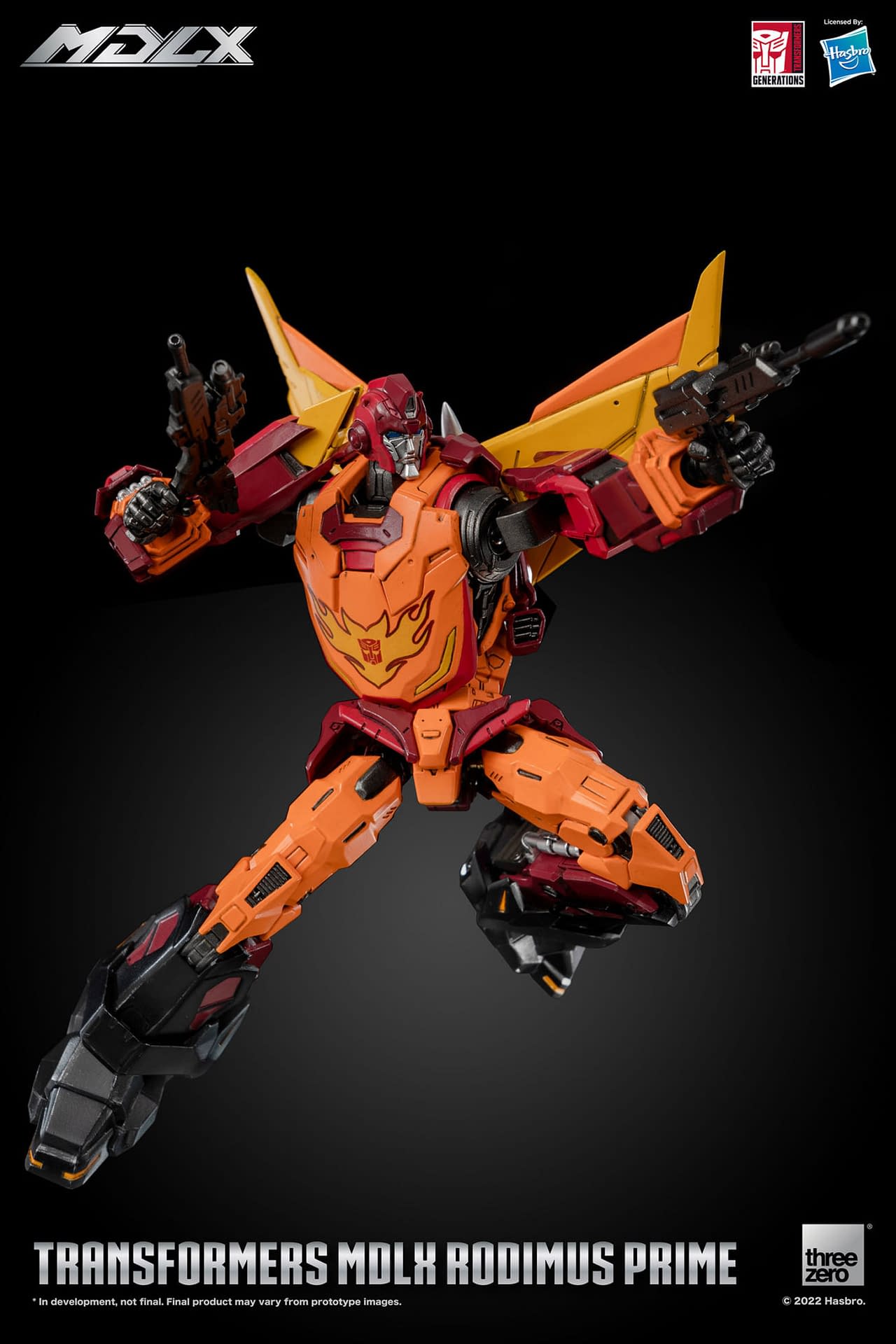 Rodimus Prime Joins threezero's Mighty MDLX Transformers Series 