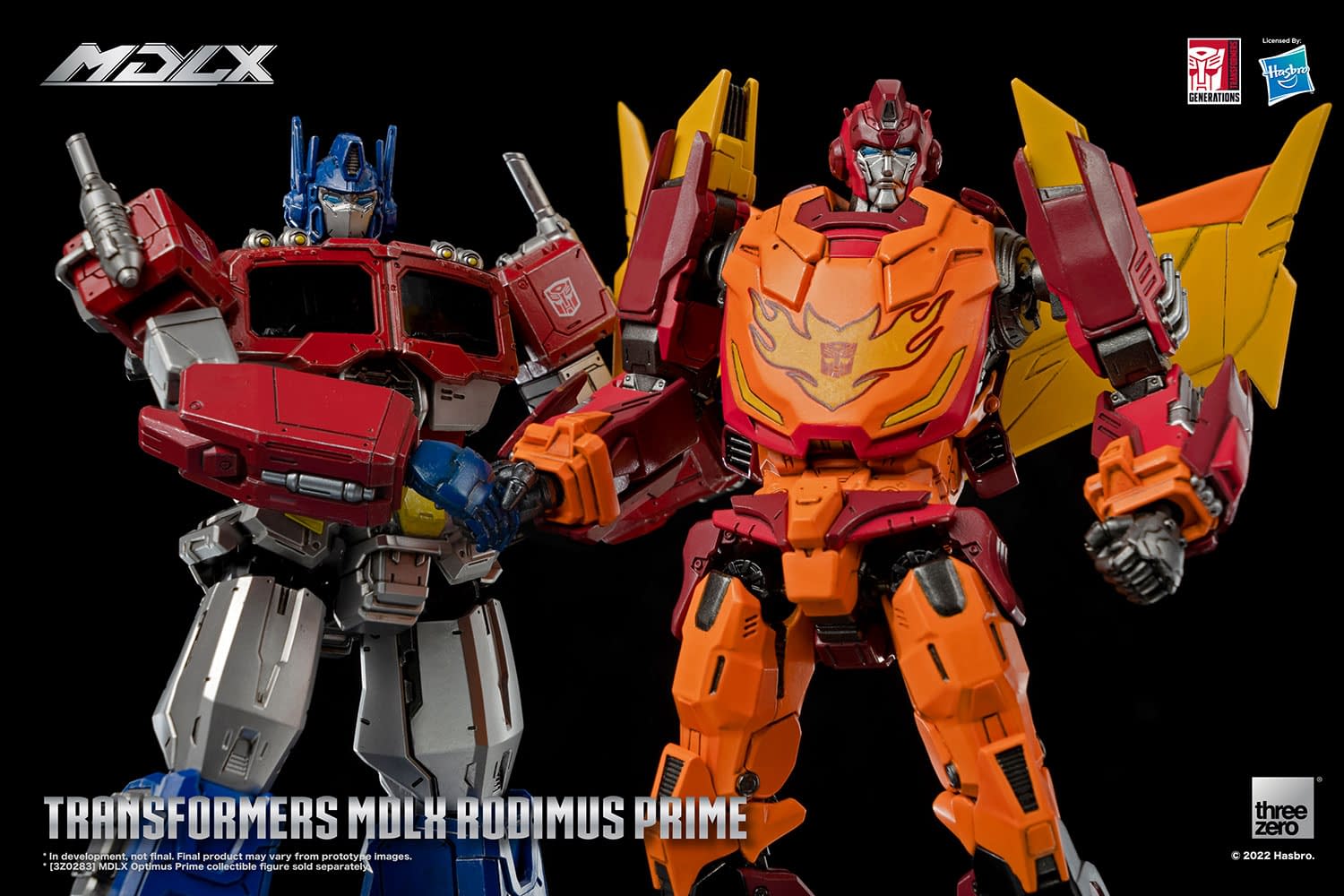 Rodimus Prime Joins threezero's Mighty MDLX Transformers Series
