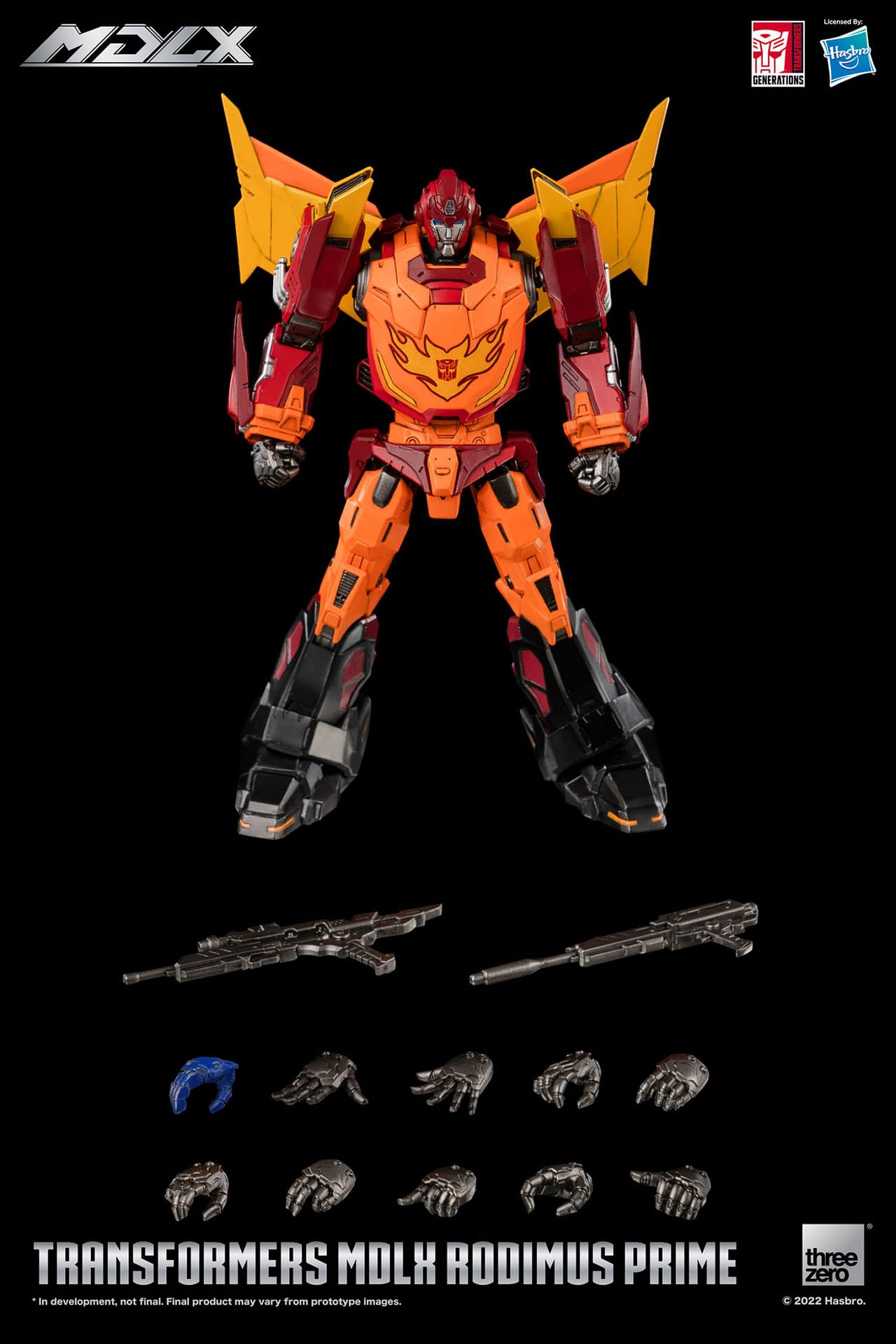 Rodimus Prime Joins threezero's Mighty MDLX Transformers Series 