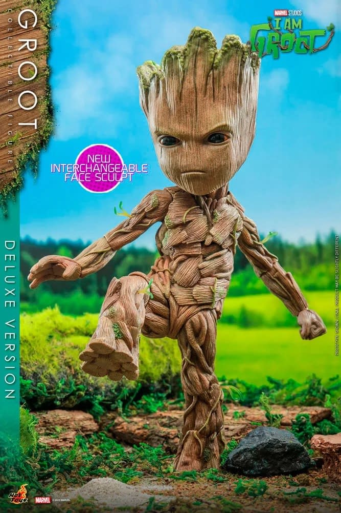 Marvel I Am Groot Collection, mini figurine Groot curieux 