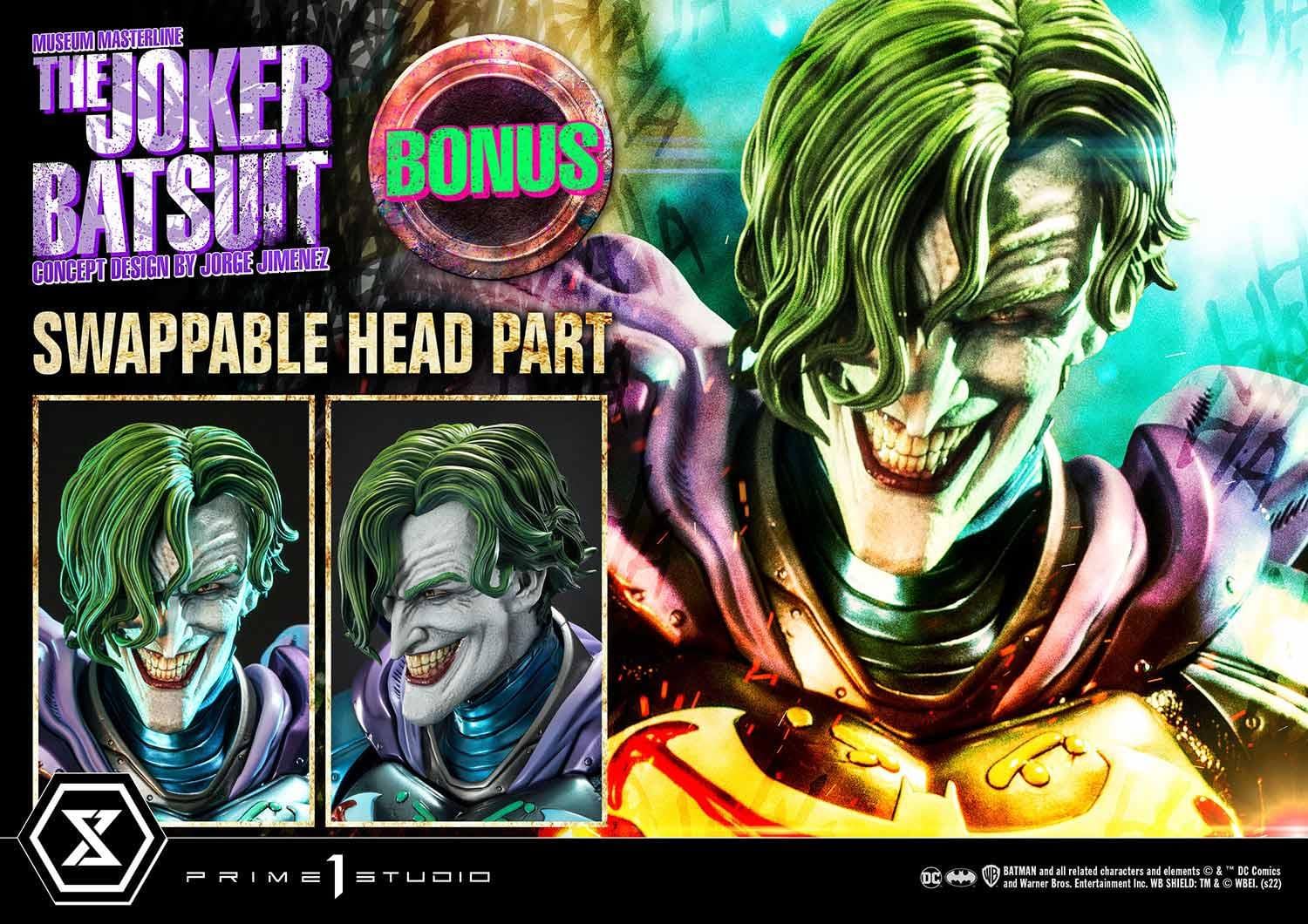 DC Comics Joker Wears His Own Batsuit with Prime 1 Studio