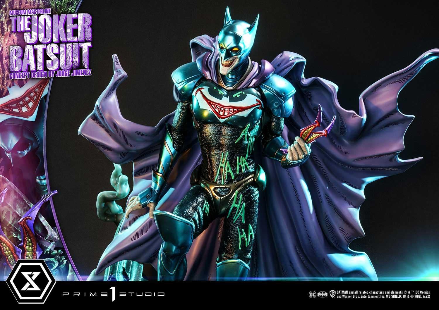 DC Comics Joker Wears His Own Batsuit with Prime 1 Studio