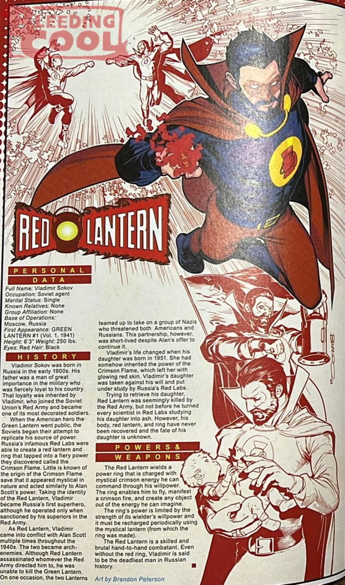 red lantern superman