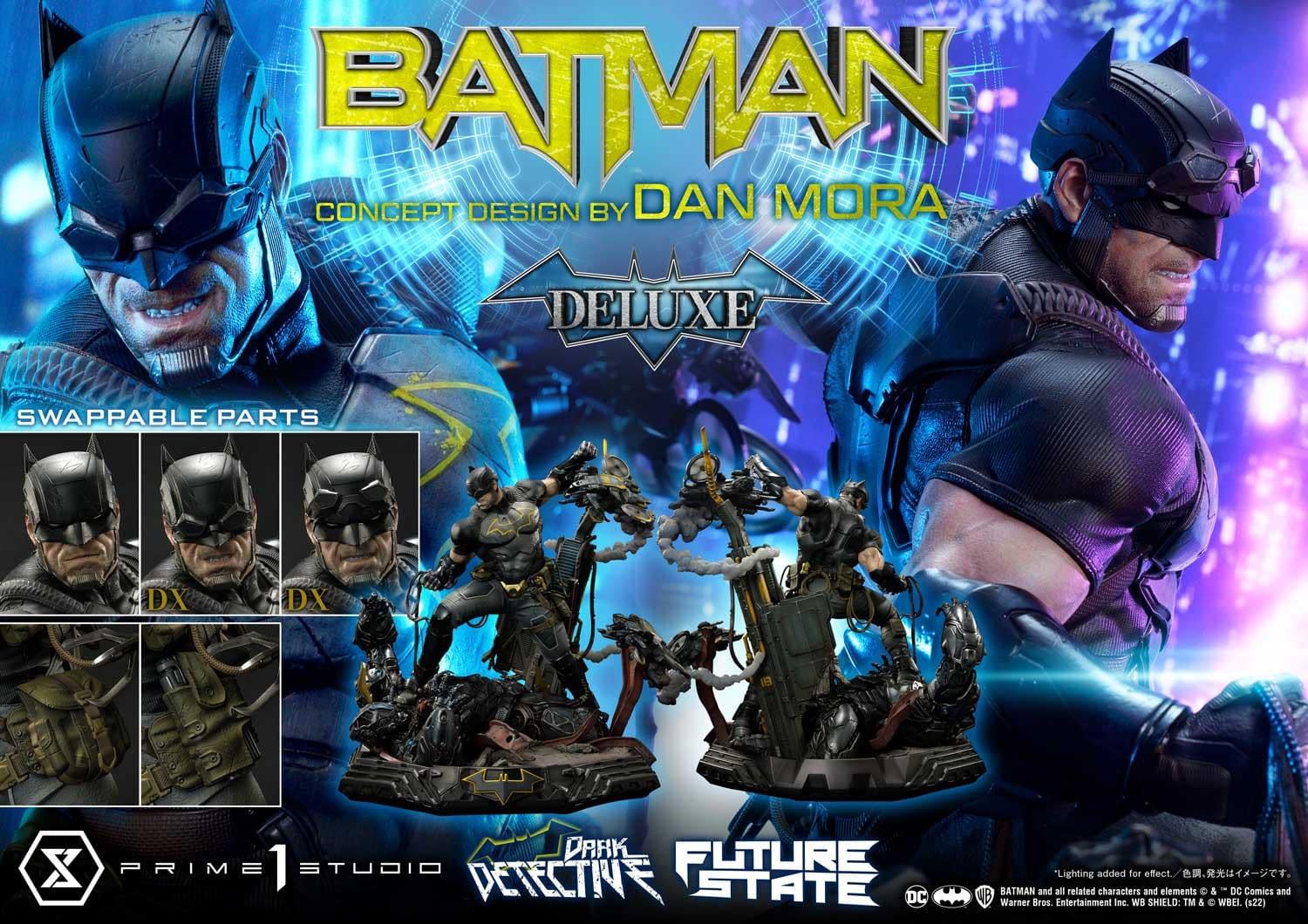 Batman Dark Detective Fights the Magistrate with Prime 1 Studio