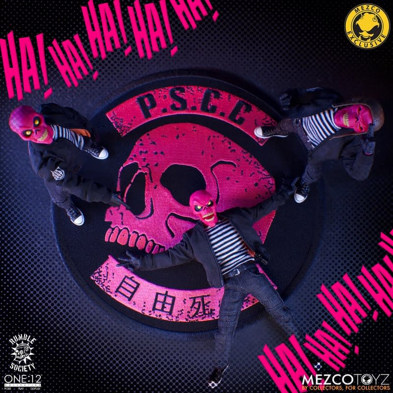 Mezco Toyz Debuts Pink Skulls Chaos Club Unholy Encore Capsule