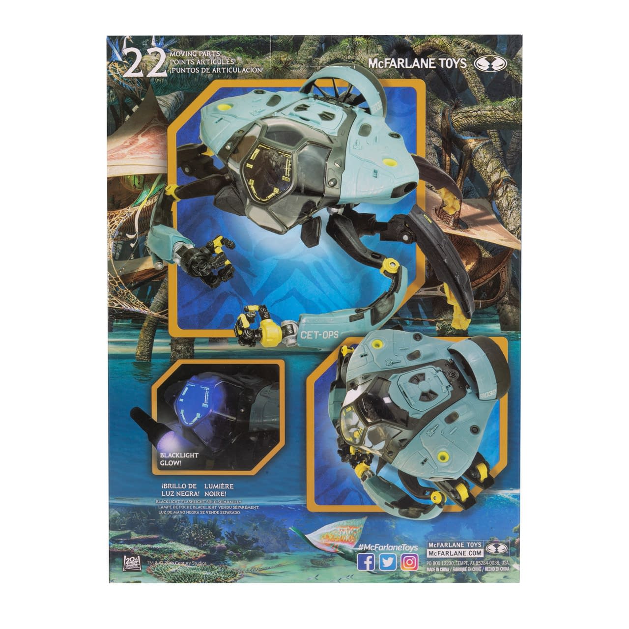 Avatar: The Way of Water Crab and AMP Suit Deploy with McFarlane Toys