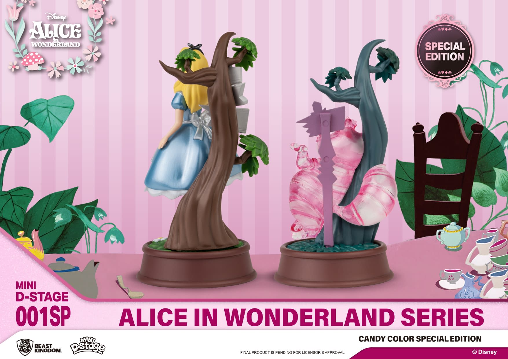 Beast Kingdom Debuts Alice in Wonderland Candy Colored Statues