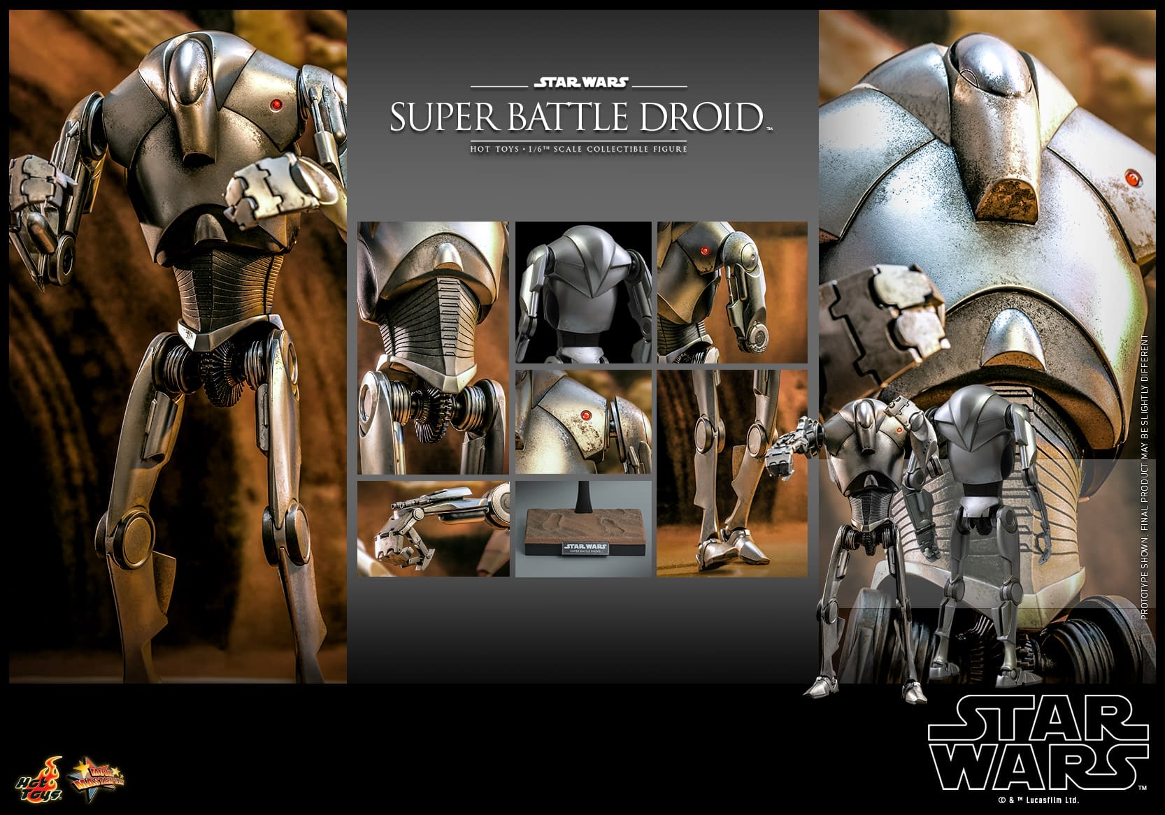 Star Wars Super Battle Droid Deploys with New Hot Toys Reveal