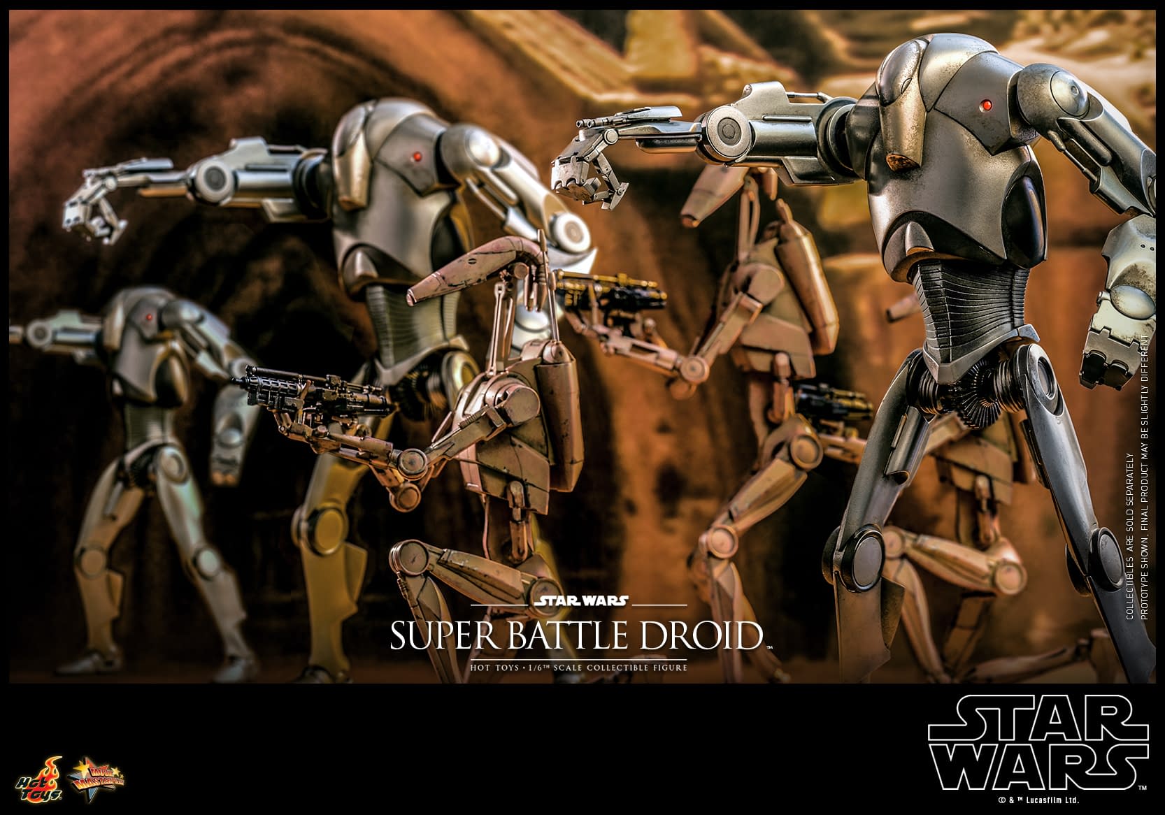 Star Wars Super Battle Droid Deploys with New Hot Toys Reveal