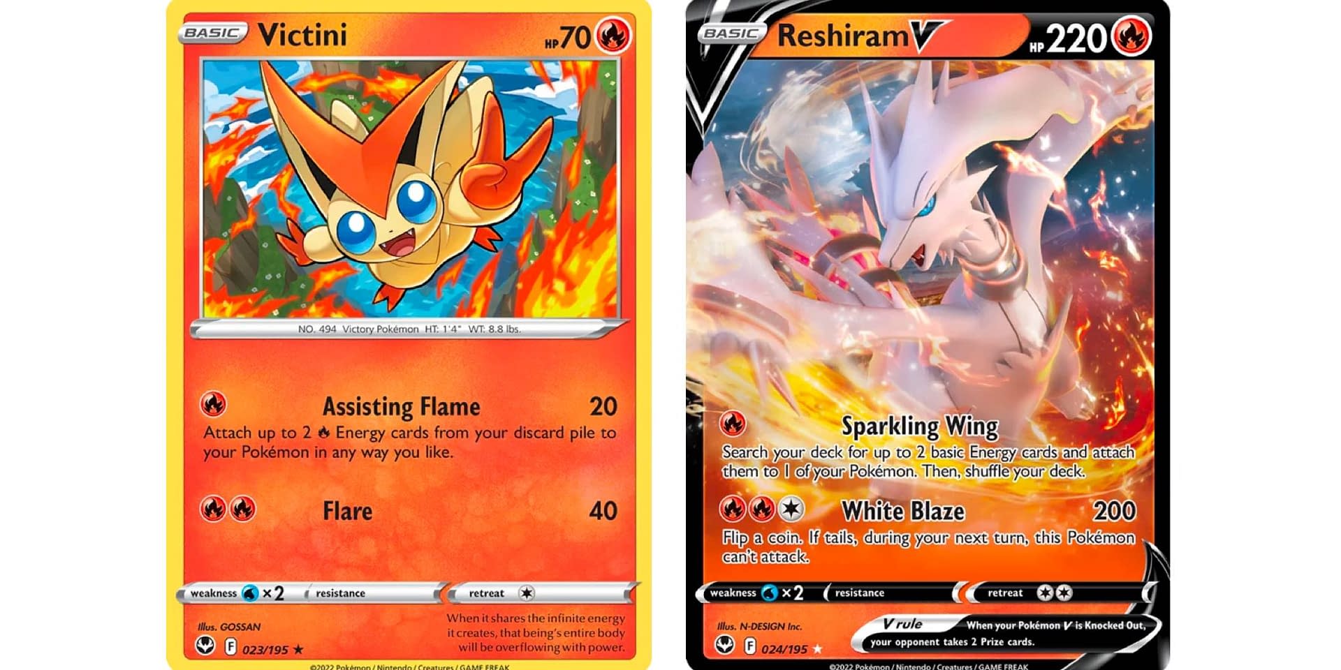 Interesting differences i found between Black Victini and Reshiram