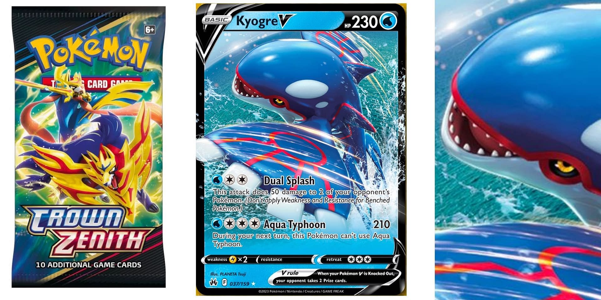 Pokémon TCG: Crown Zenith's English Kyogre Revealed