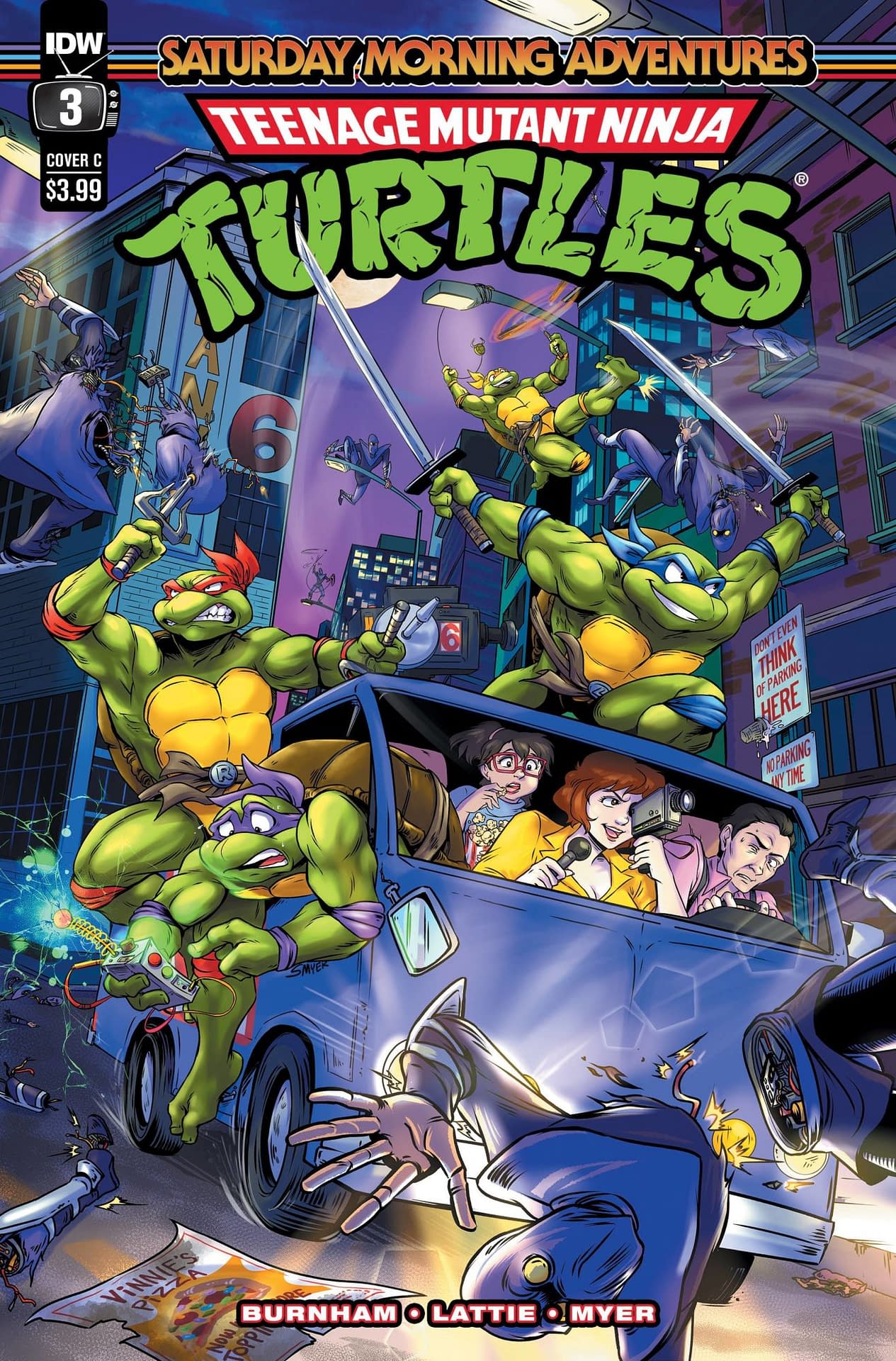 Teenage Mutant Ninja Turtles #3B, Standard, IDW Comics