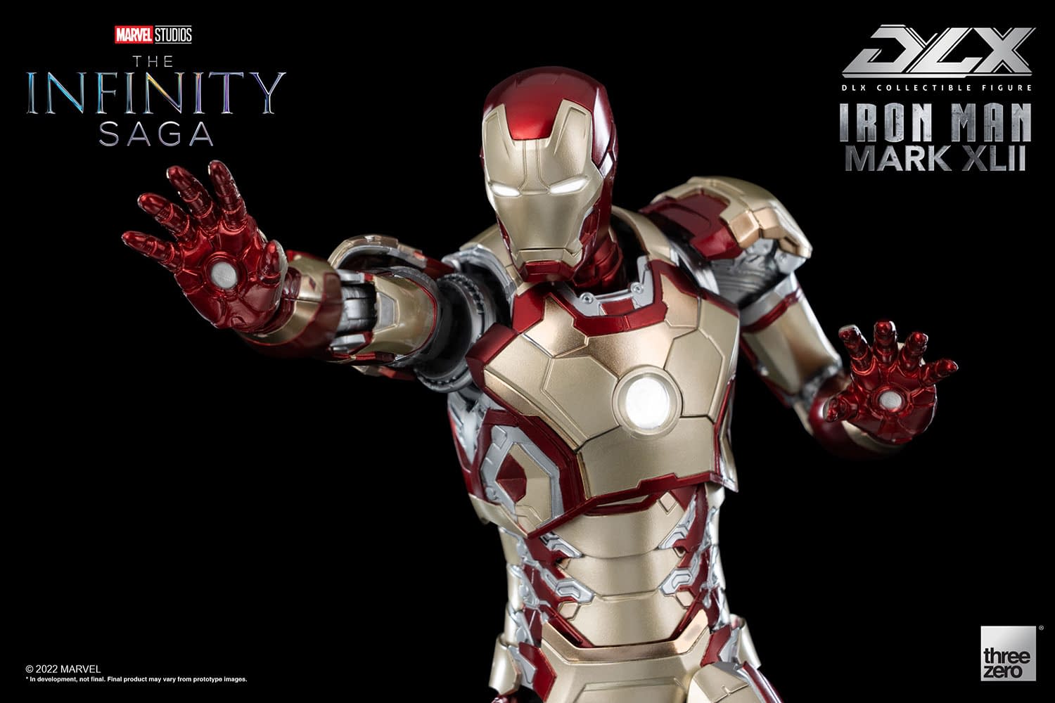 Threezero's Iron Man Hall of Armor Continues with Mark 42 DLX Figure