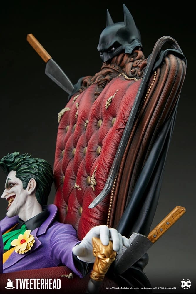 The Joker Claims His Throne with New DC Comics Tweeterhead Statue 