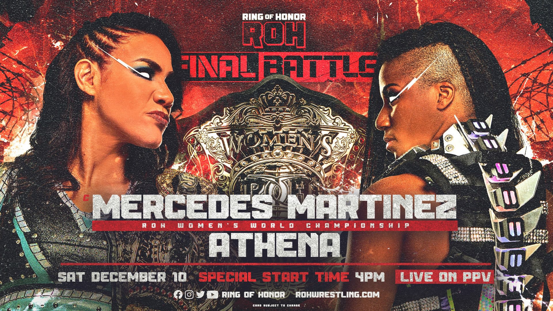 ROH Final Battle Full Card, Start Time, and How to Watch Today's PPV