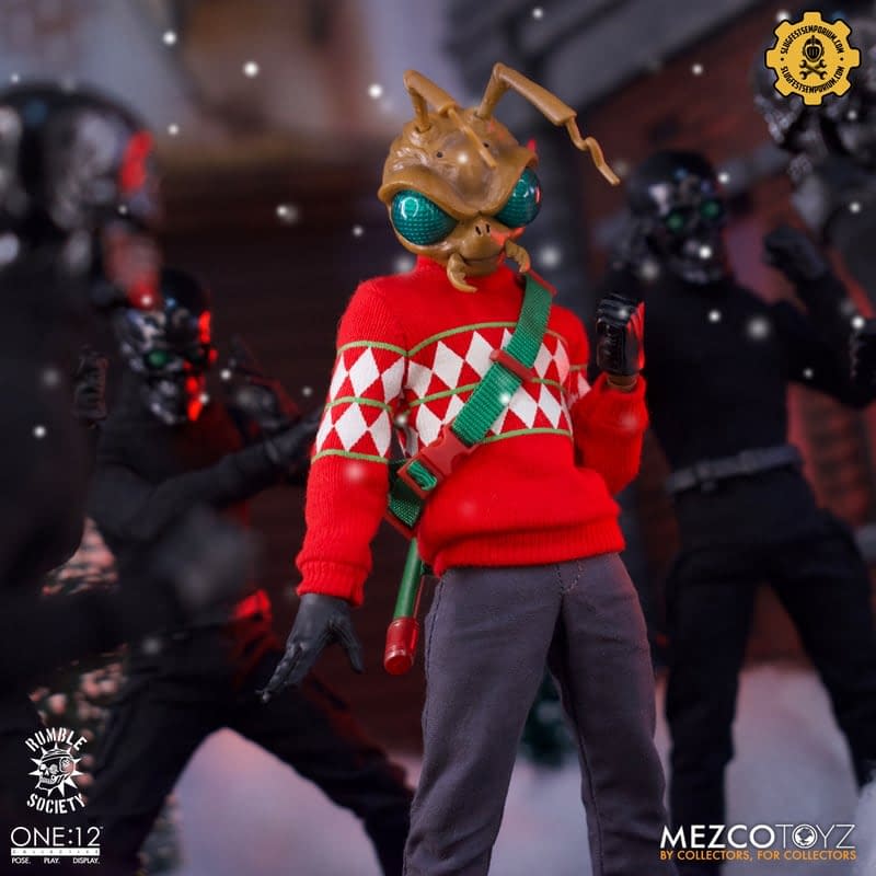 Rumble Society Holiday Gomez Has Returned with Mezco Toyz