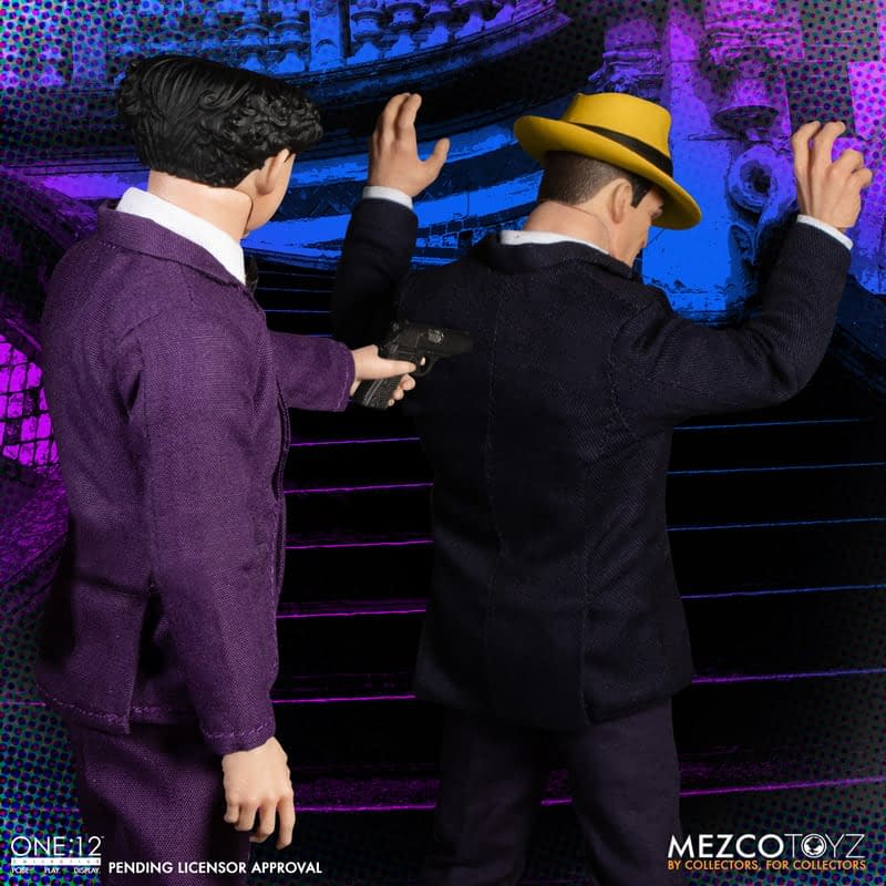 Mezco Toyz Releases One:12 Collective Dick Tracy vs Flattop Boxed Set