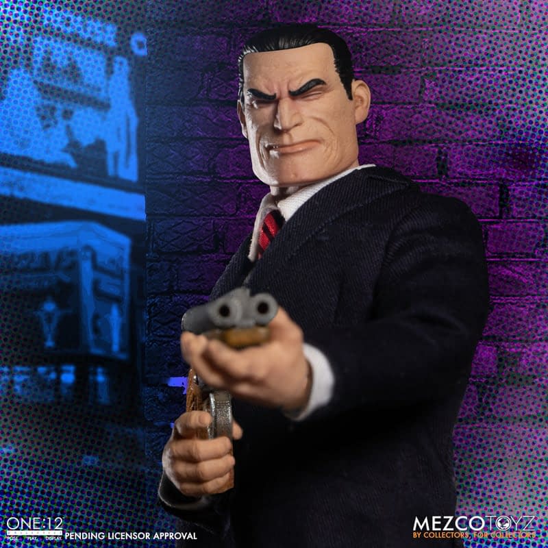Mezco Toyz Releases One:12 Collective Dick Tracy vs Flattop Boxed Set