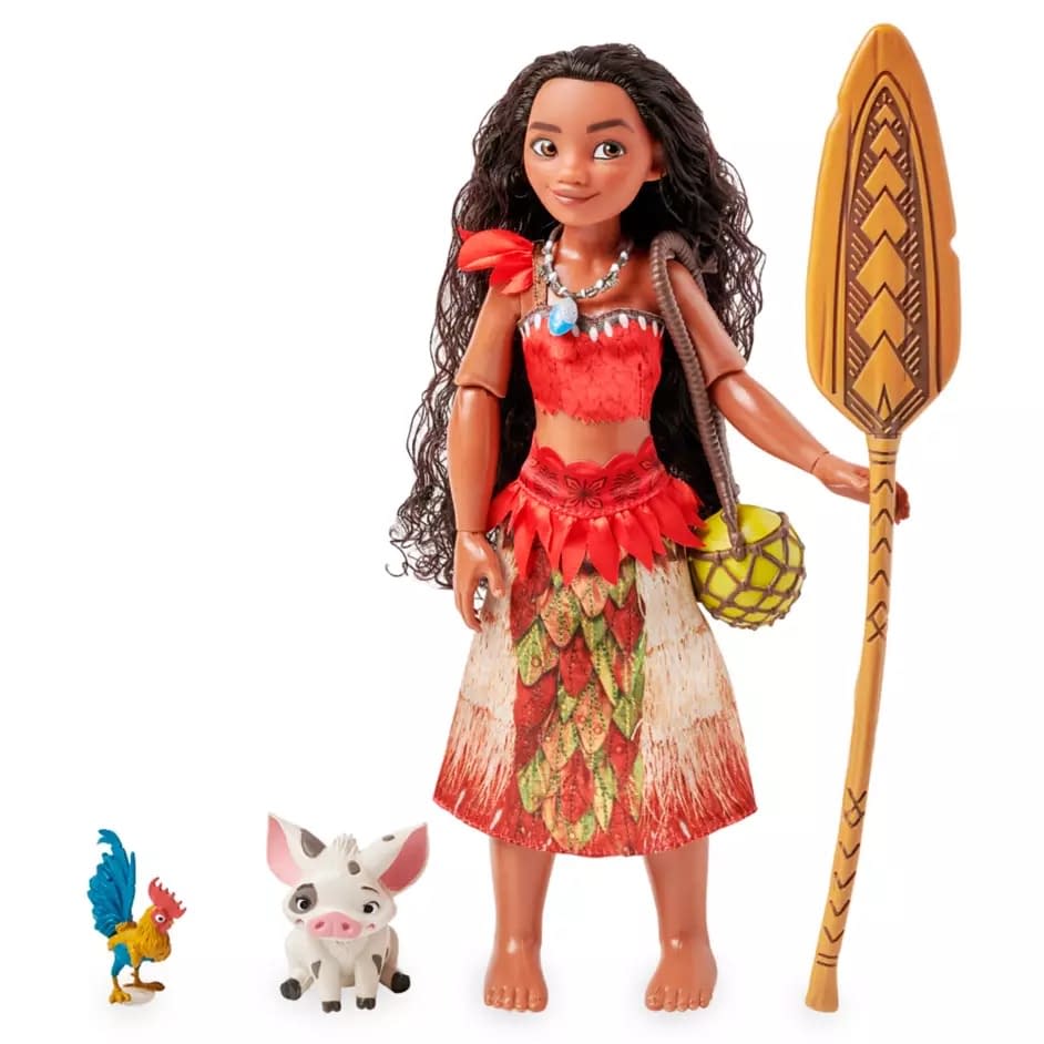 Moana Vaiana Doll Disney Edition Limited 6500 Ex Pua Hei Foot IN Sand