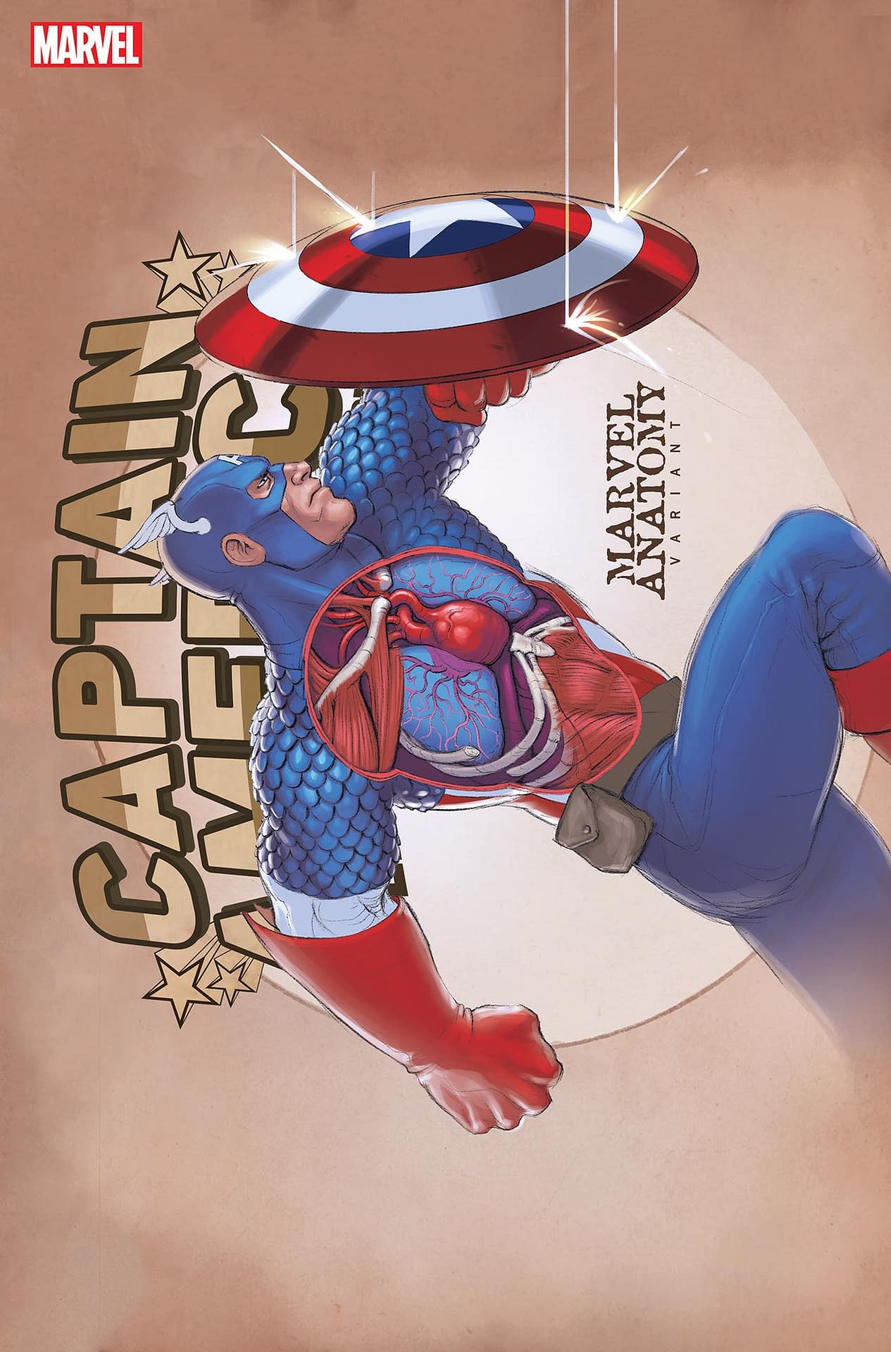 Figurine Captain America ™ 9 cm - Vegaooparty