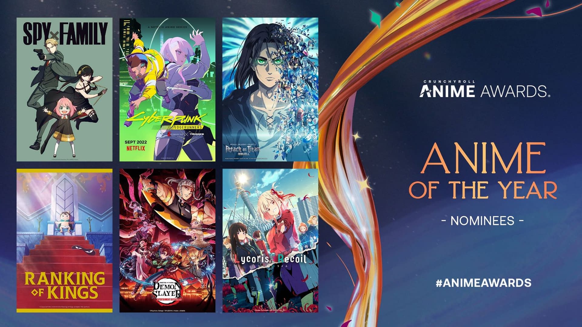 Os premiados do Crunchyroll Anime Awards 2021 - O Liberal