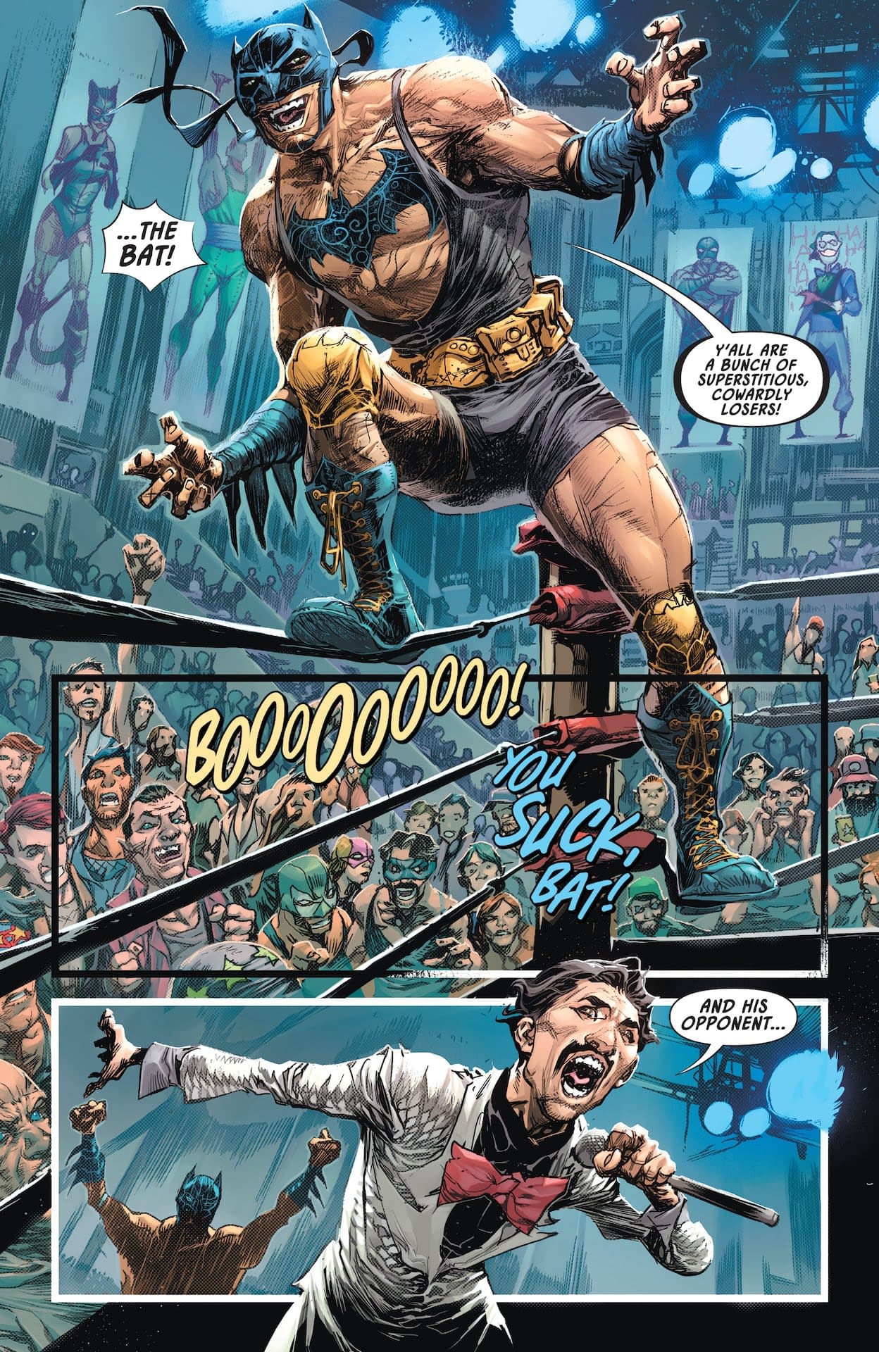 Batman: One Bad Day - Bane #1 Preview: Could Bruce Wayne Buy WWE?