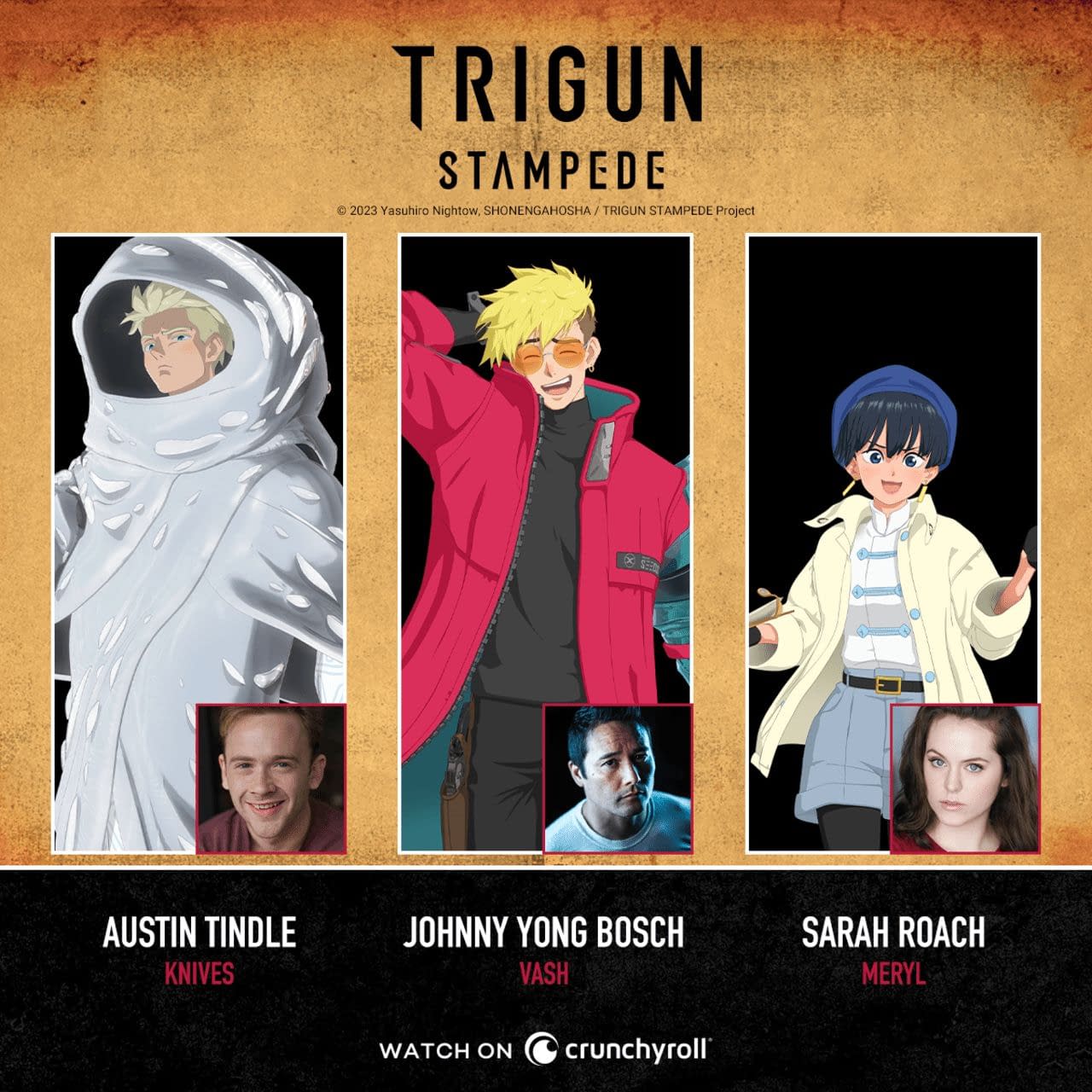 Trigun: Stampede chega ao catálogo da Crunchyroll dublado