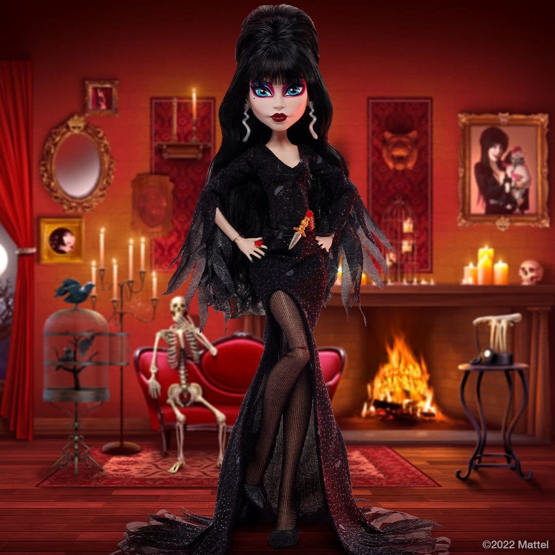 Mattel Announces Monster High Skullector Elvira Mistress of the Dark Doll