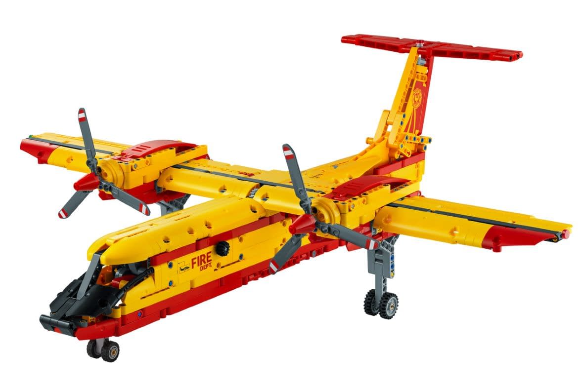 Take Flight and Fight Fires with LEGO Technic Firefighter Aircraft 