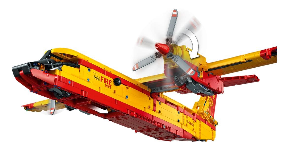 Take Flight and Fight Fires with LEGO Technic Firefighter Aircraft 