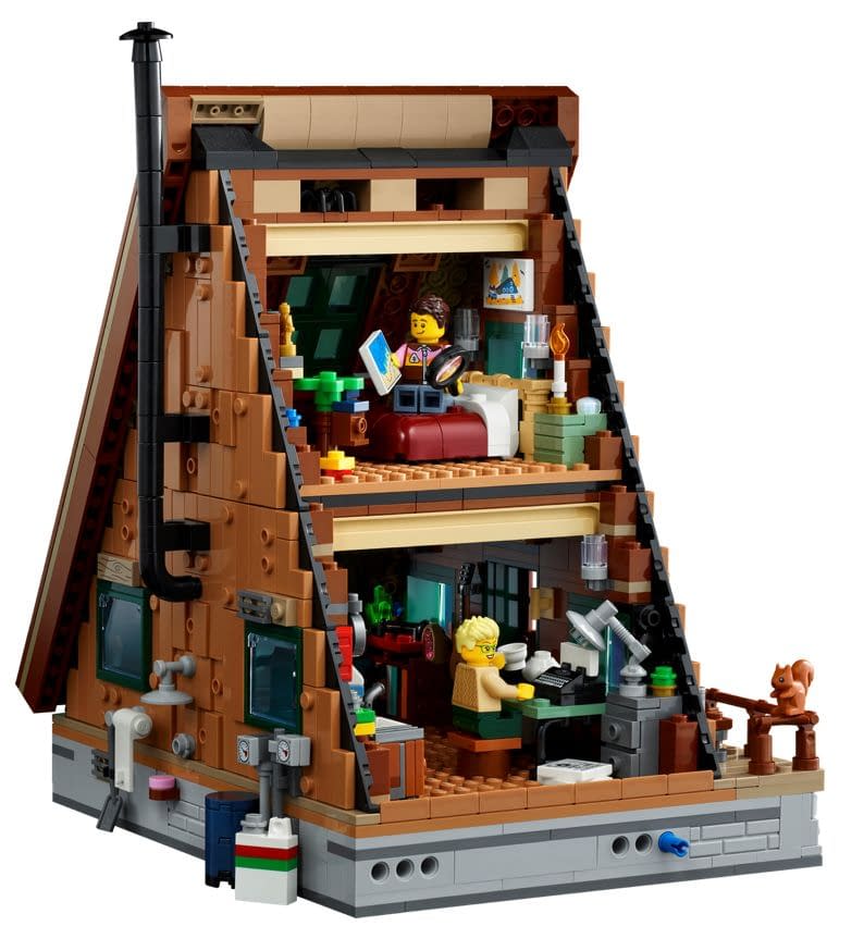 The Great Outdoors Calls with LEGO Ideas New A-Frame Cabin Set 