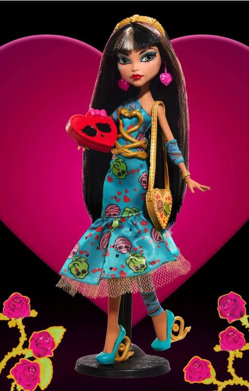 Monster High DEUCE GORGON CLEO DE NILE Collector Dolls Valentine's Day  HOWLIDAY