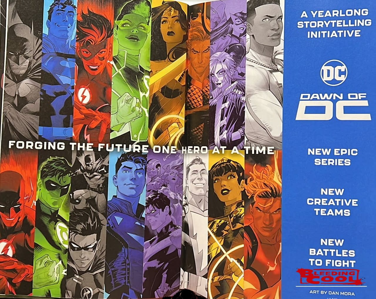 Forging The Future One Hero At A Time Will Be Dawn Of DC's Strapline