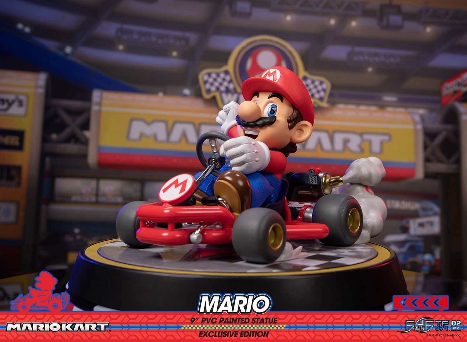 Bring Home First Place with First 4 Figures New Mario Kart Statue 