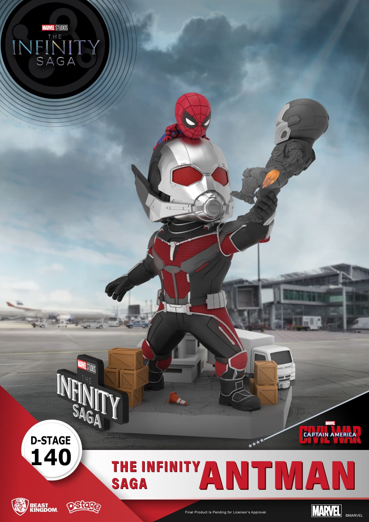 Ant-Man Enters the Civil War with Beast Kingdom's New Marvel D-Stage