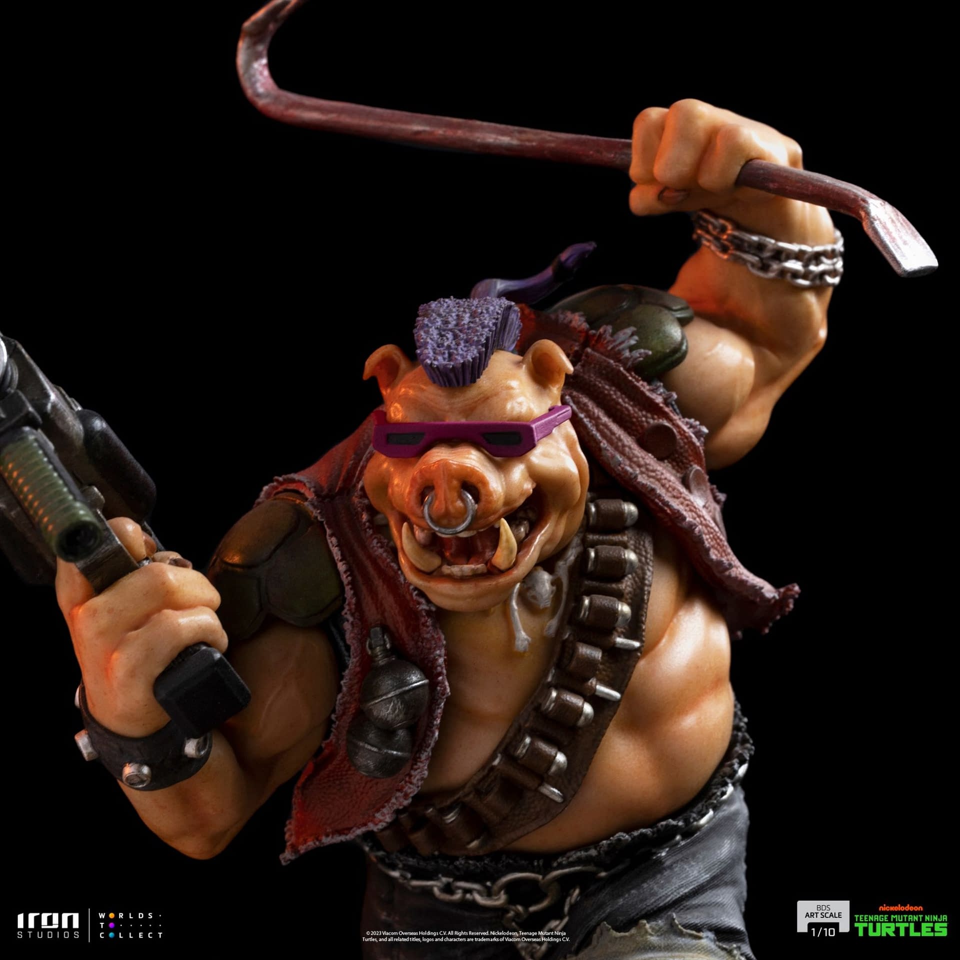 TMNT Bebop and Rocksteady Statues Pack a Punch at Iron Studios