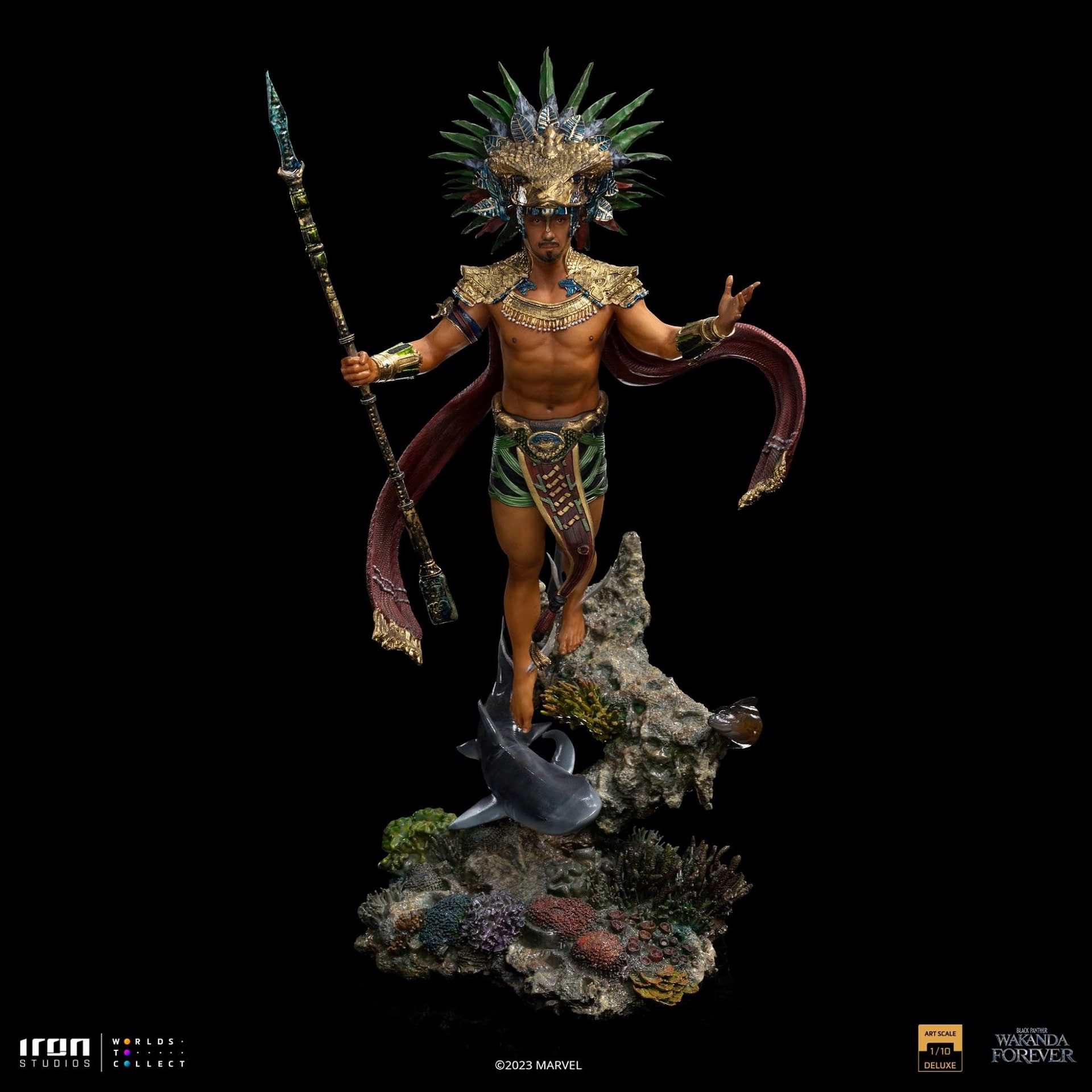 Bow Before Wakanda Forever's King Namor with Iron Studios New Statue