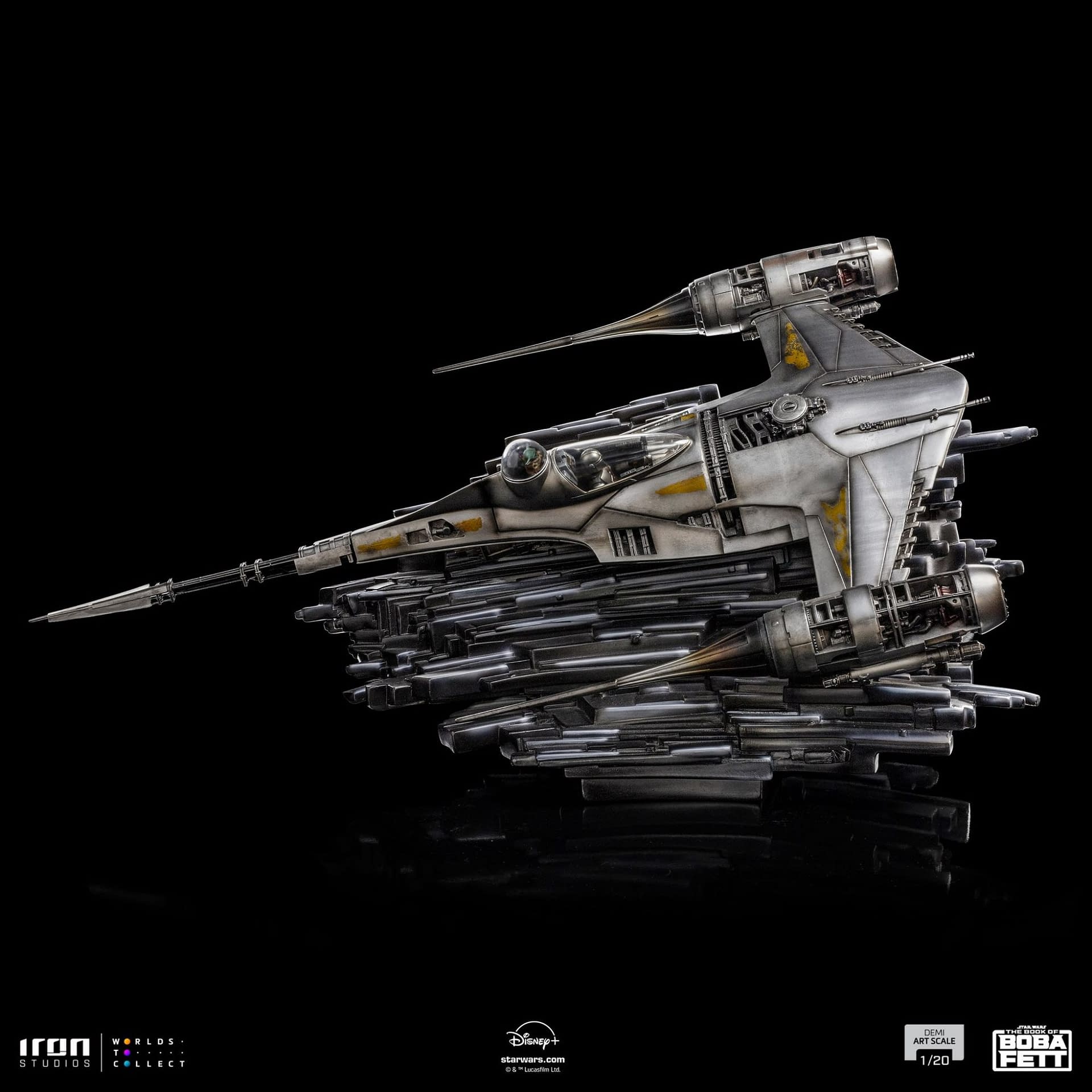 Take Flight in The Mandalorian's N1 Straighter with Iron Studios 