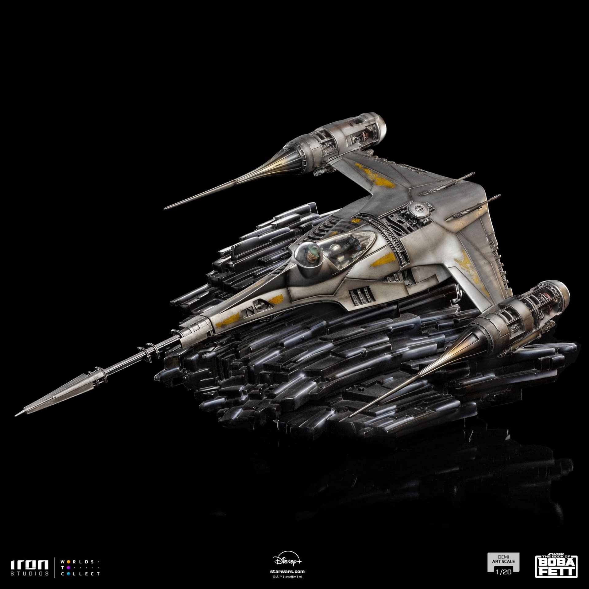 Take Flight in The Mandalorian's N1 Straighter with Iron Studios 