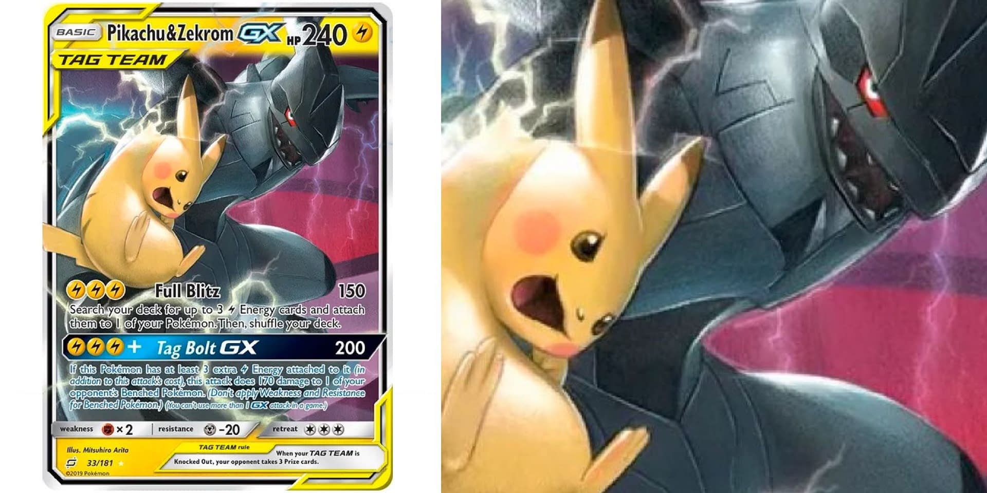 The Cards Of Pokémon TCG: Team Up Part 8: Pikachu & Zekrom