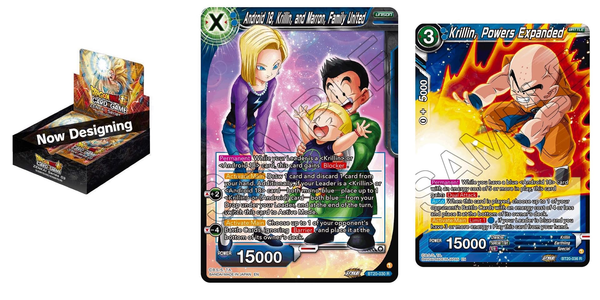 2023 CARD DRAGON BALL Z5 #009 KRILLIN ANDROID 18 MARON TCG PERU