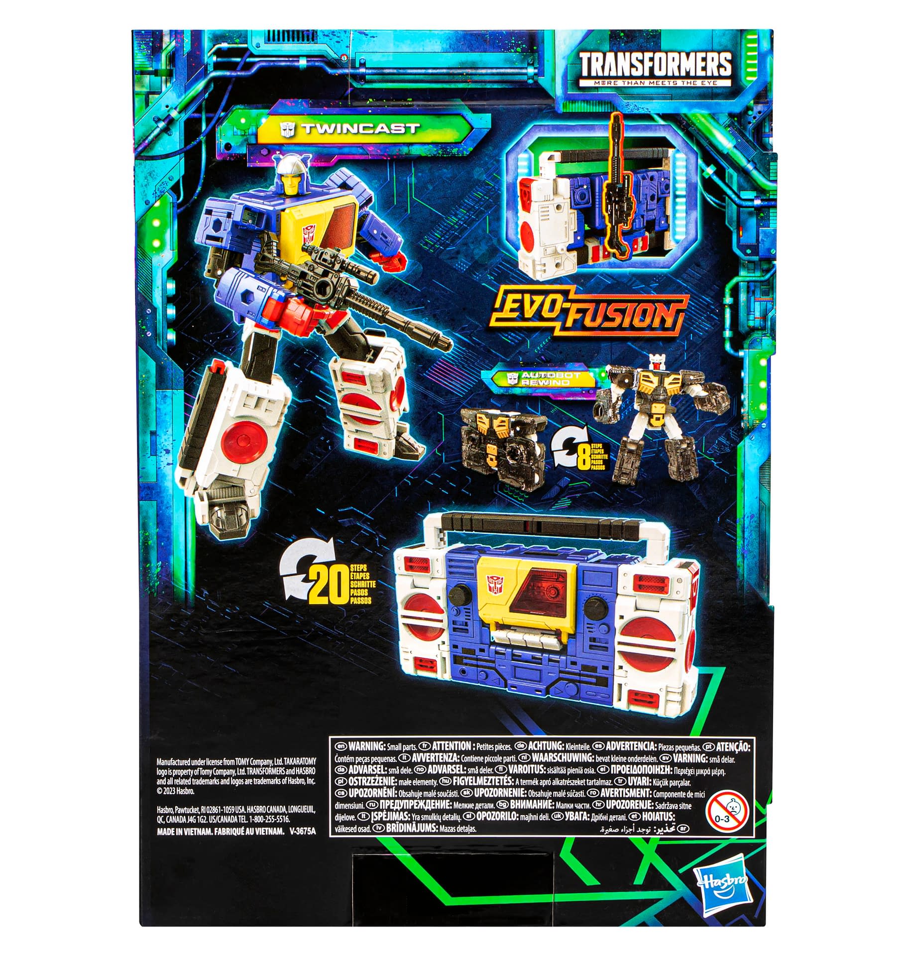 Turn Up The Tunes with Transformers Twincast and Autobot Rewind