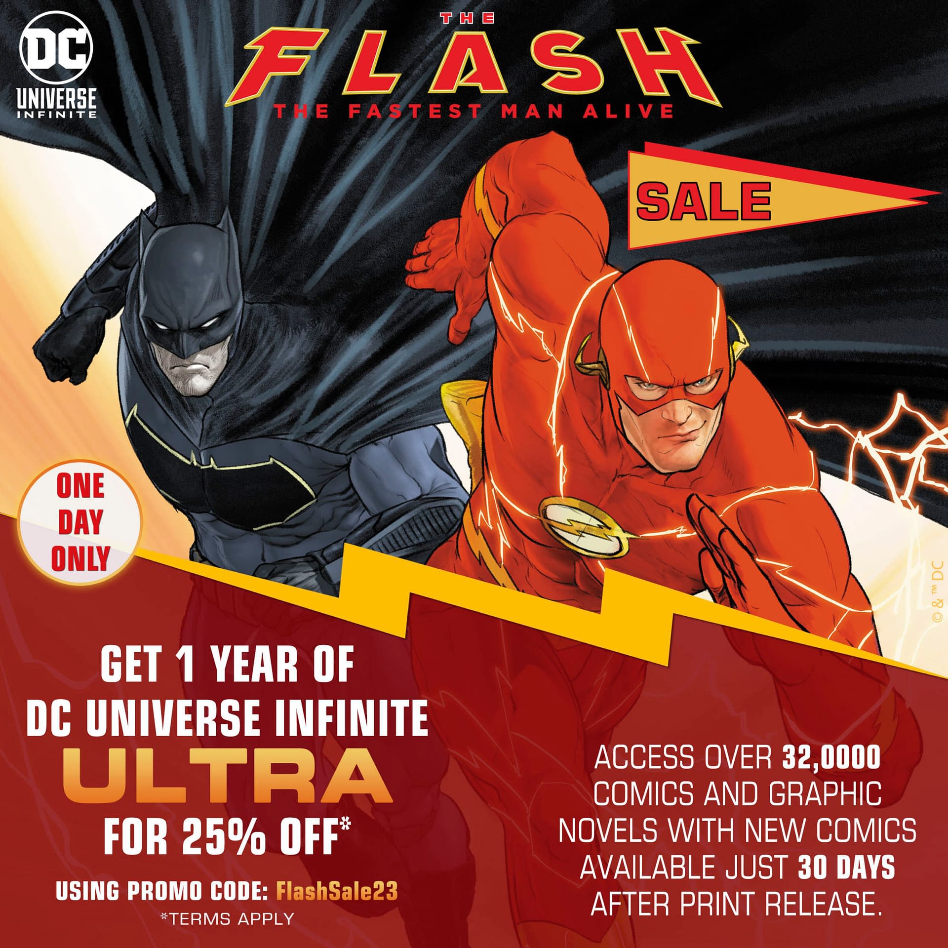 DC Comics Gives 30 Off DC Infinite Ultra With Code FLASHSALE23