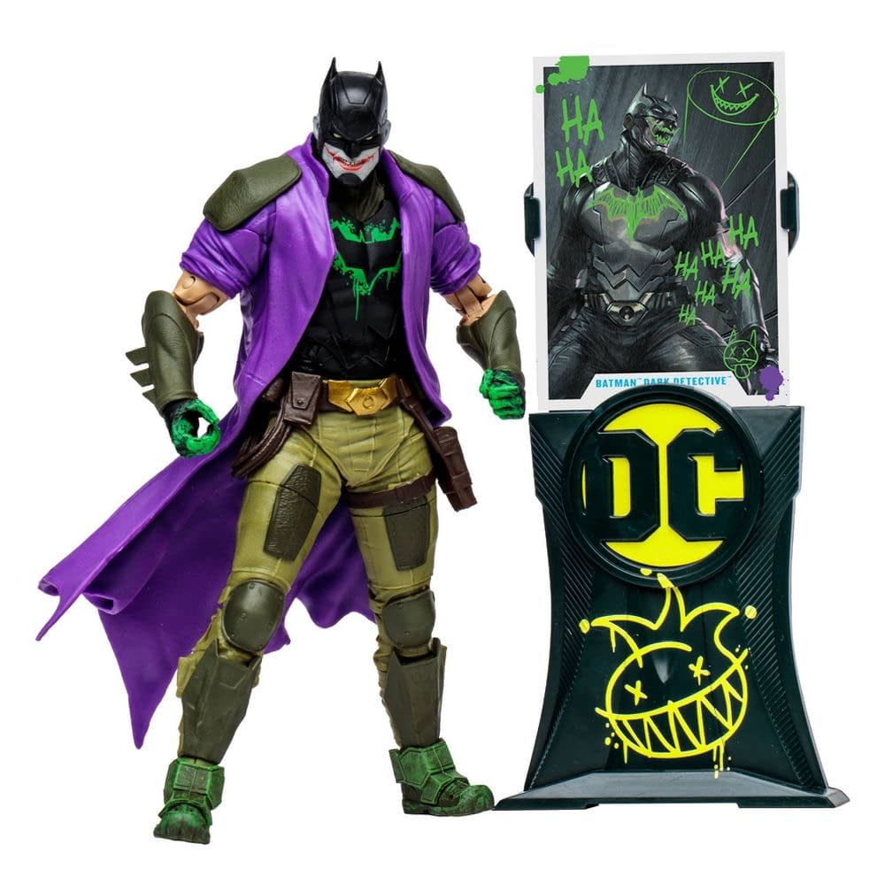Batman Dark Detective Gets Jokerized with New McFarlane Toys Figure