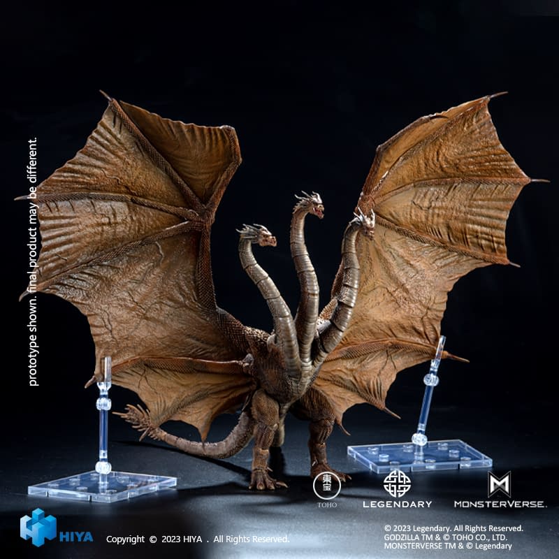 Godzilla: King of the Monsters Ghidora Joins Hiya Toys Exquisite Line