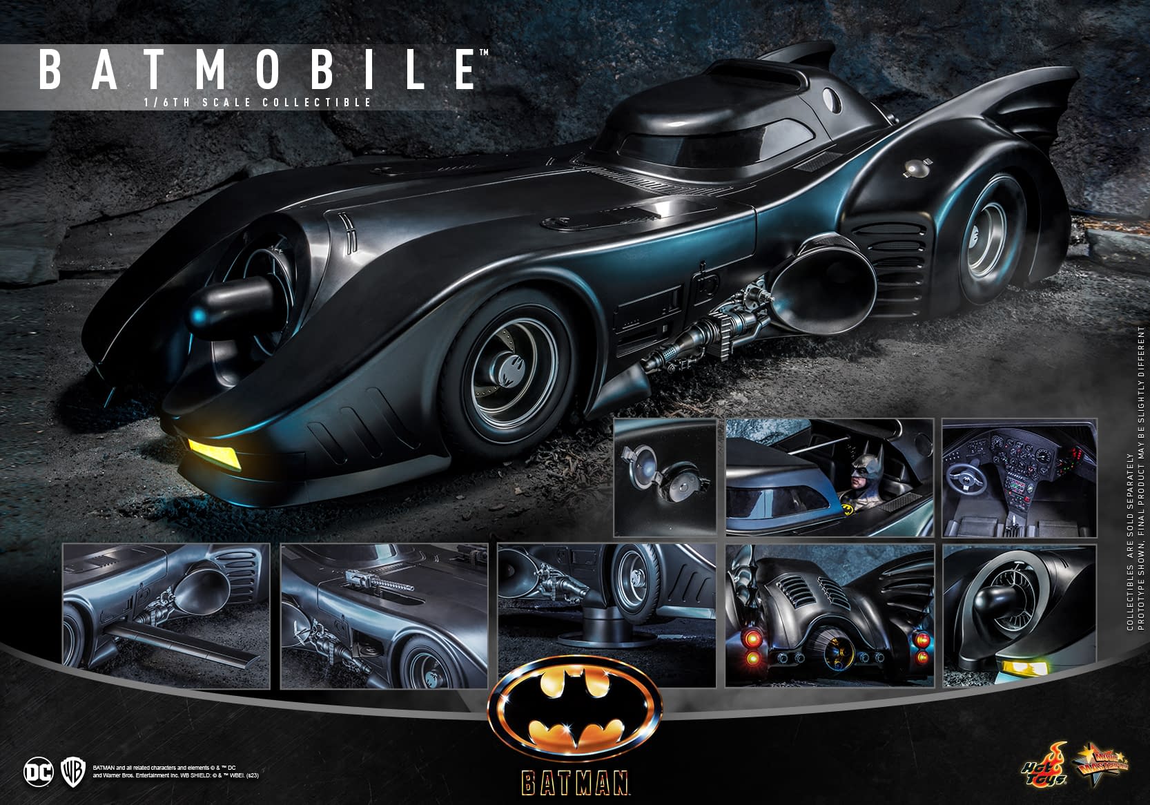 Hot Toys Reveals Massive 1/6 Scale Batman 1989 Batmobile