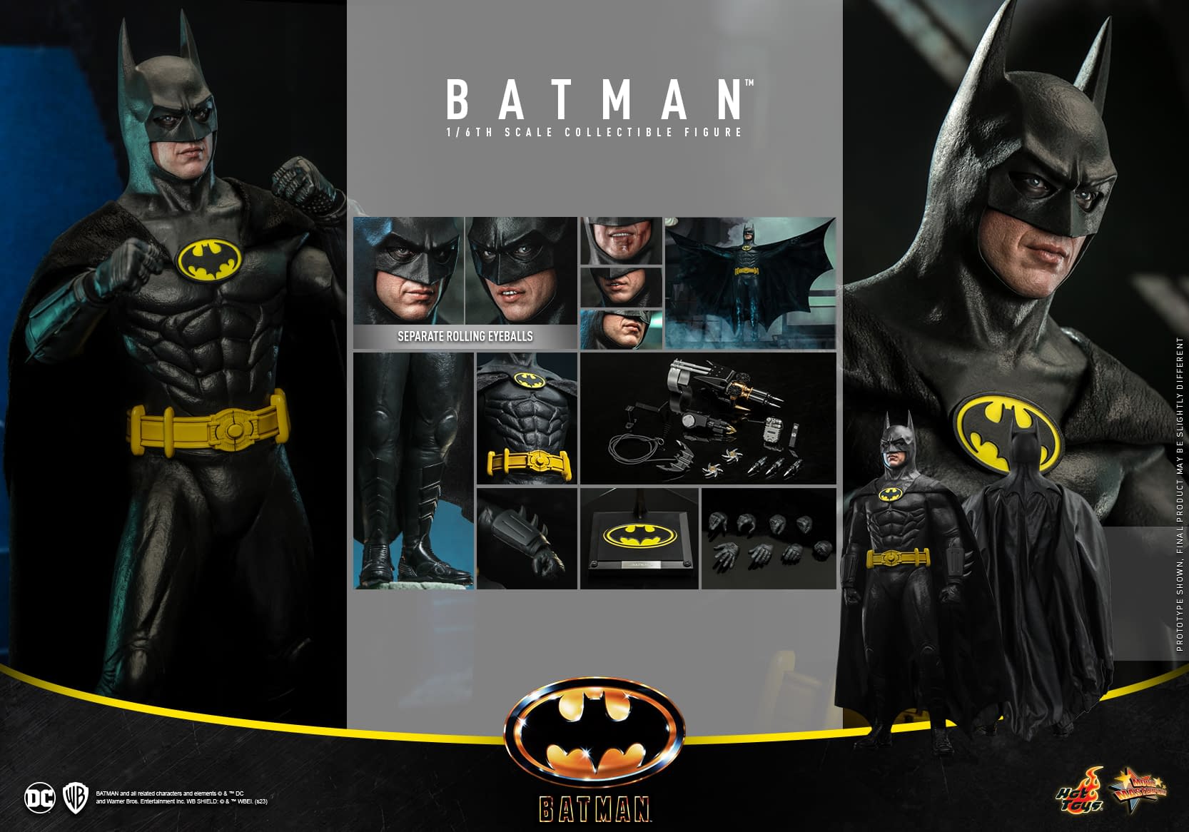 Michael Keaton Returns as Batman with Hot Toys Newest 1/6 Release