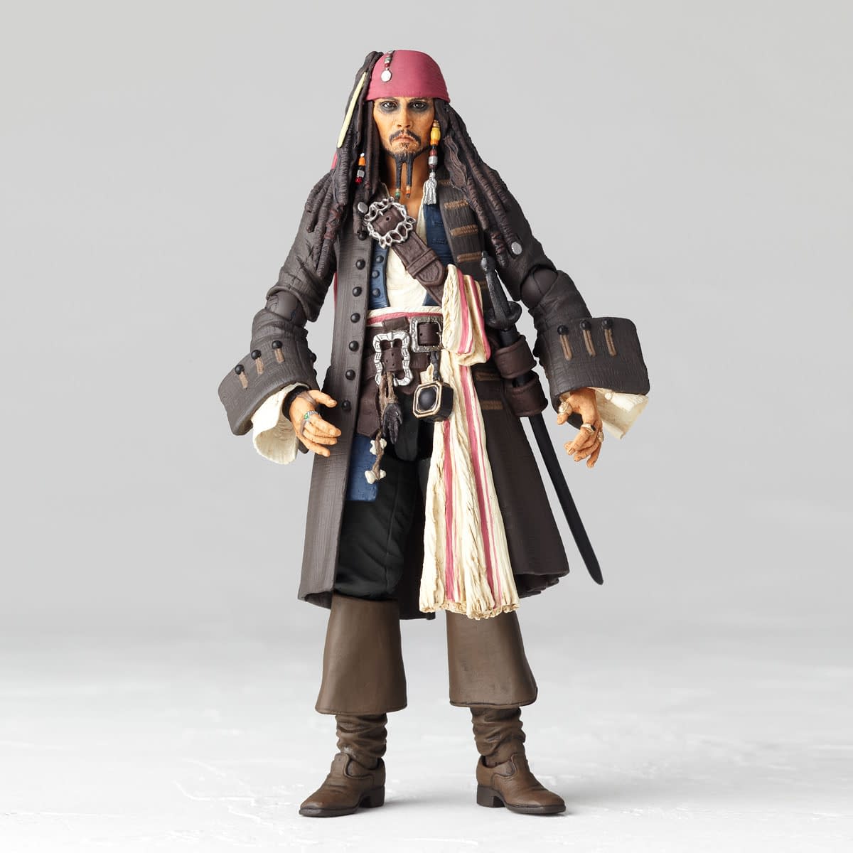 Captain Jack Sparrow is Back with Kaiyodo's Revoltech Figure Line