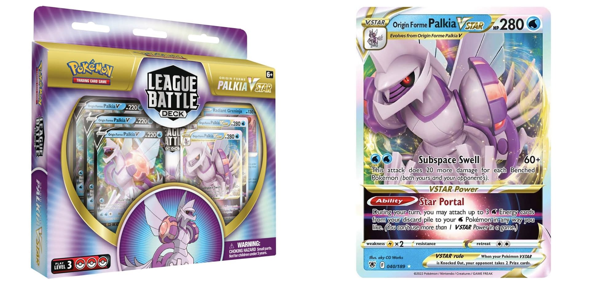 Pokemon Trading Card Game: Origin Forme Palkia VSTAR League Battle